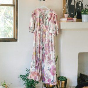 H&M Monochrome Flower Dress